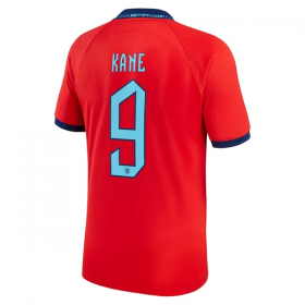 Maillot de Foot Angleterre Kane 9 Extérieur Coupe du monde 2022